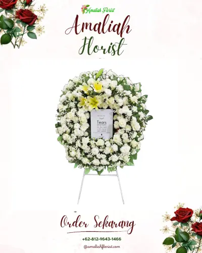 Krans Bunga Duka Cita di Gadingkulon