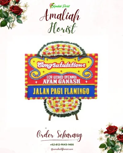 Bunga Papan Congratulation di Gadingkulon